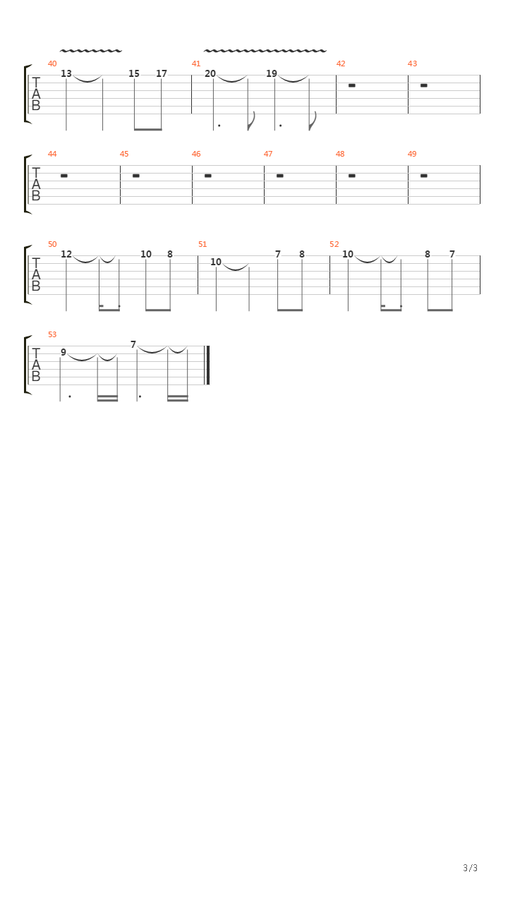 忍者龙剑传2 - Act 5 Stage 1吉他谱