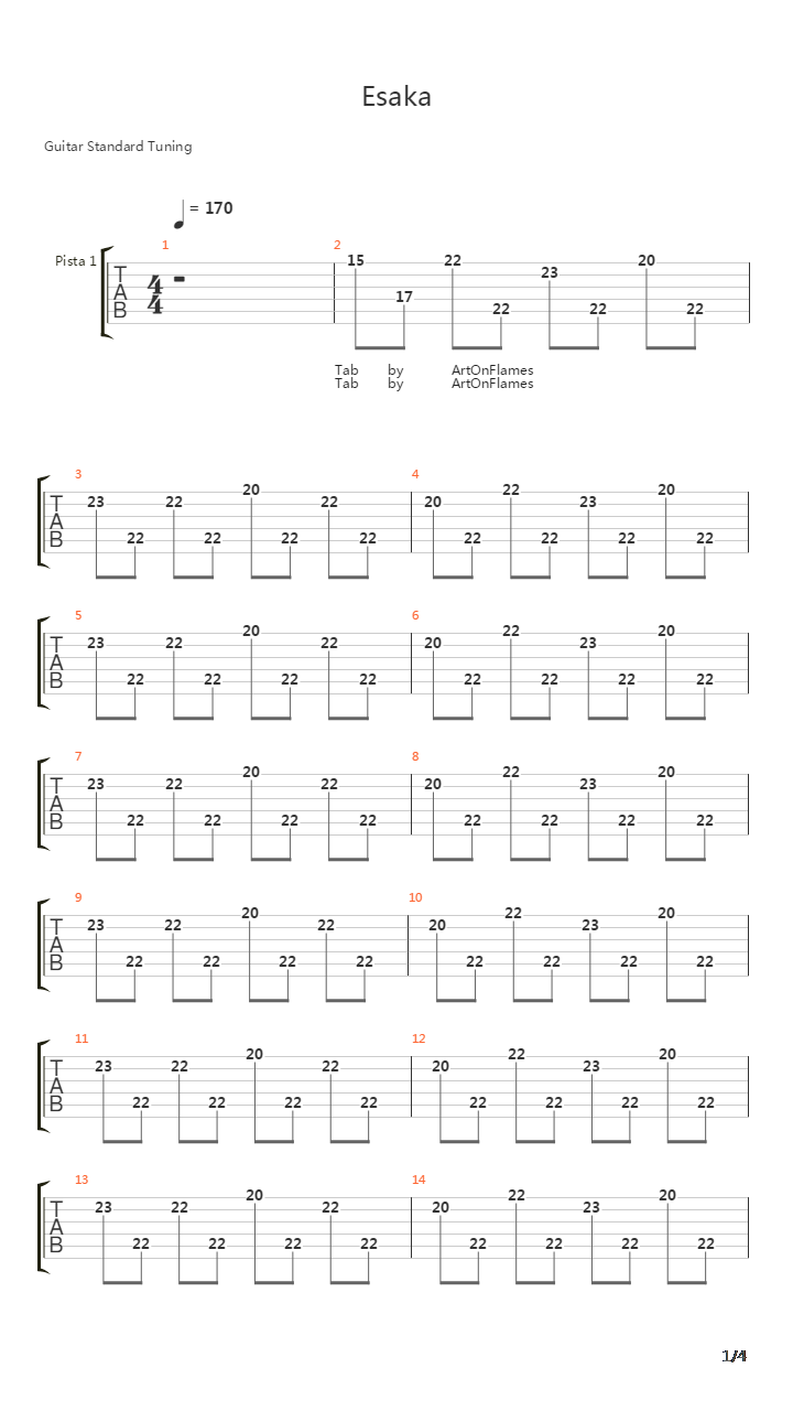 拳皇96(KOF96) - Esaka吉他谱