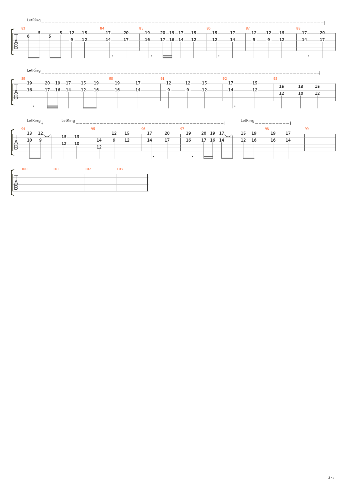 Braveheart(《勇敢的心》电影原声主题曲)吉他谱