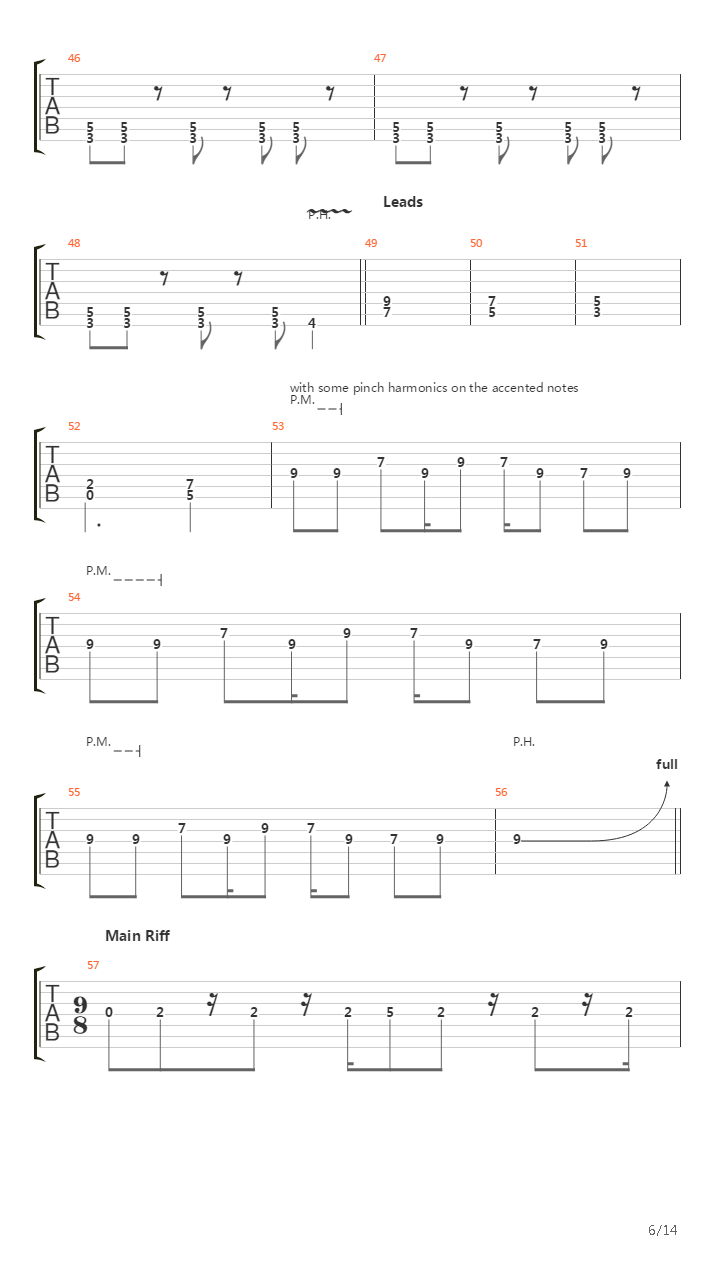 最终幻想7 - Chase Of Highway吉他谱