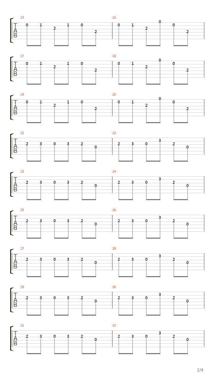 Inception(盗梦空间) - One Simple Idea吉他谱