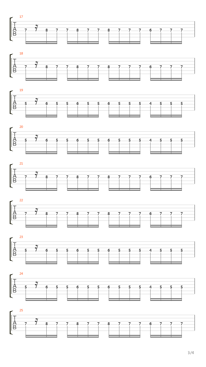 Knight Rider(《霹雳游侠》主题曲)吉他谱