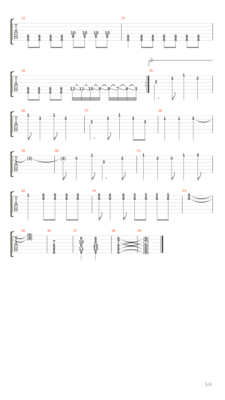 Robin Hood(《罗宾汉》主题曲)吉他谱