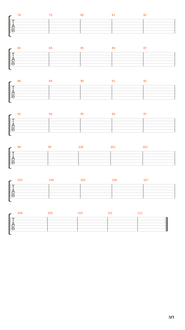 Theme From Schindler's List(辛德勒名单)吉他谱