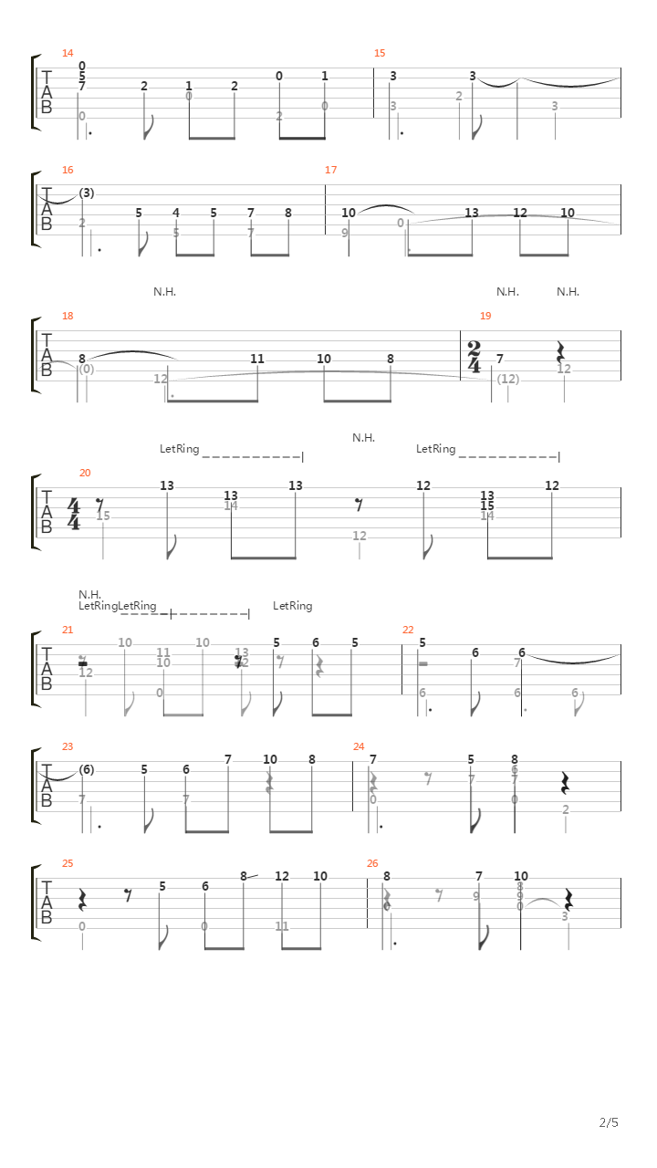 Two For The Road(《罗马丽人行》电影主题曲)吉他谱