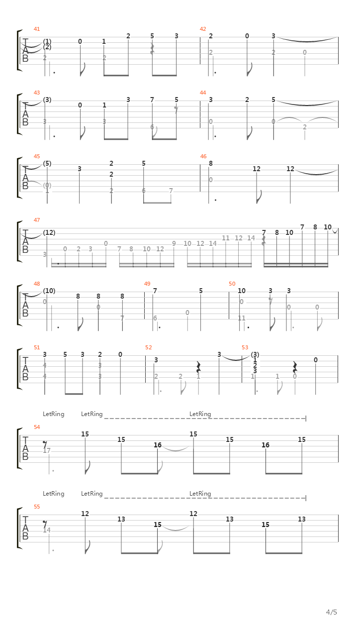 Two For The Road(《罗马丽人行》电影主题曲)吉他谱