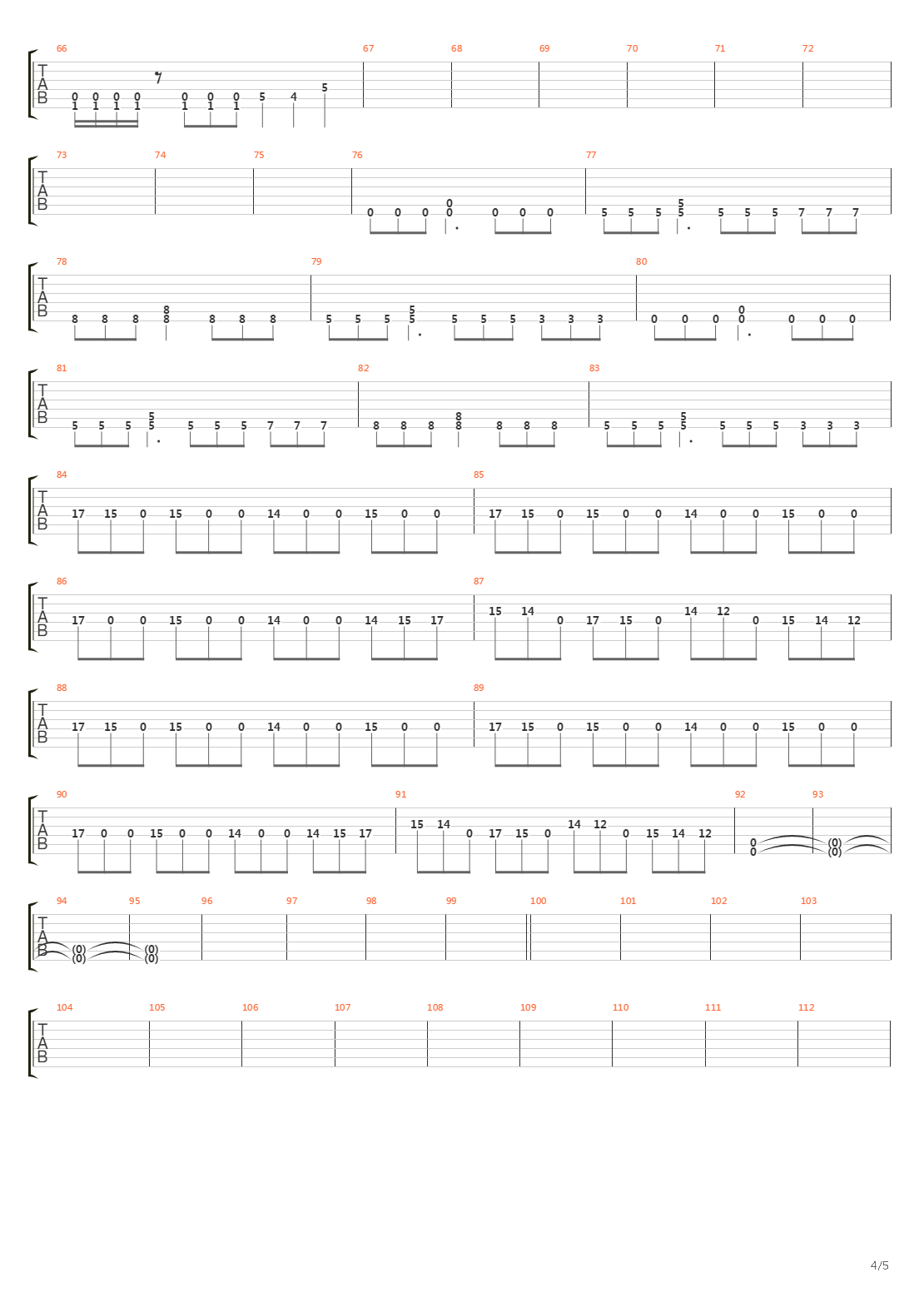 1984吉他谱