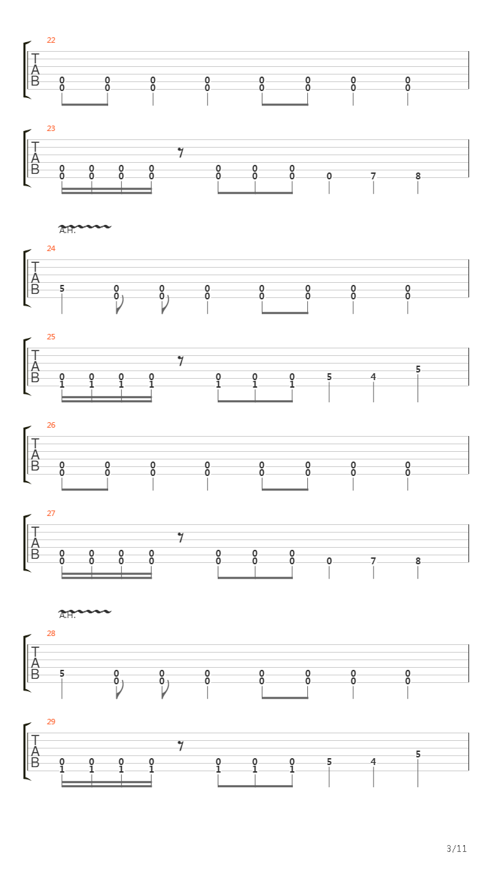 1984吉他谱