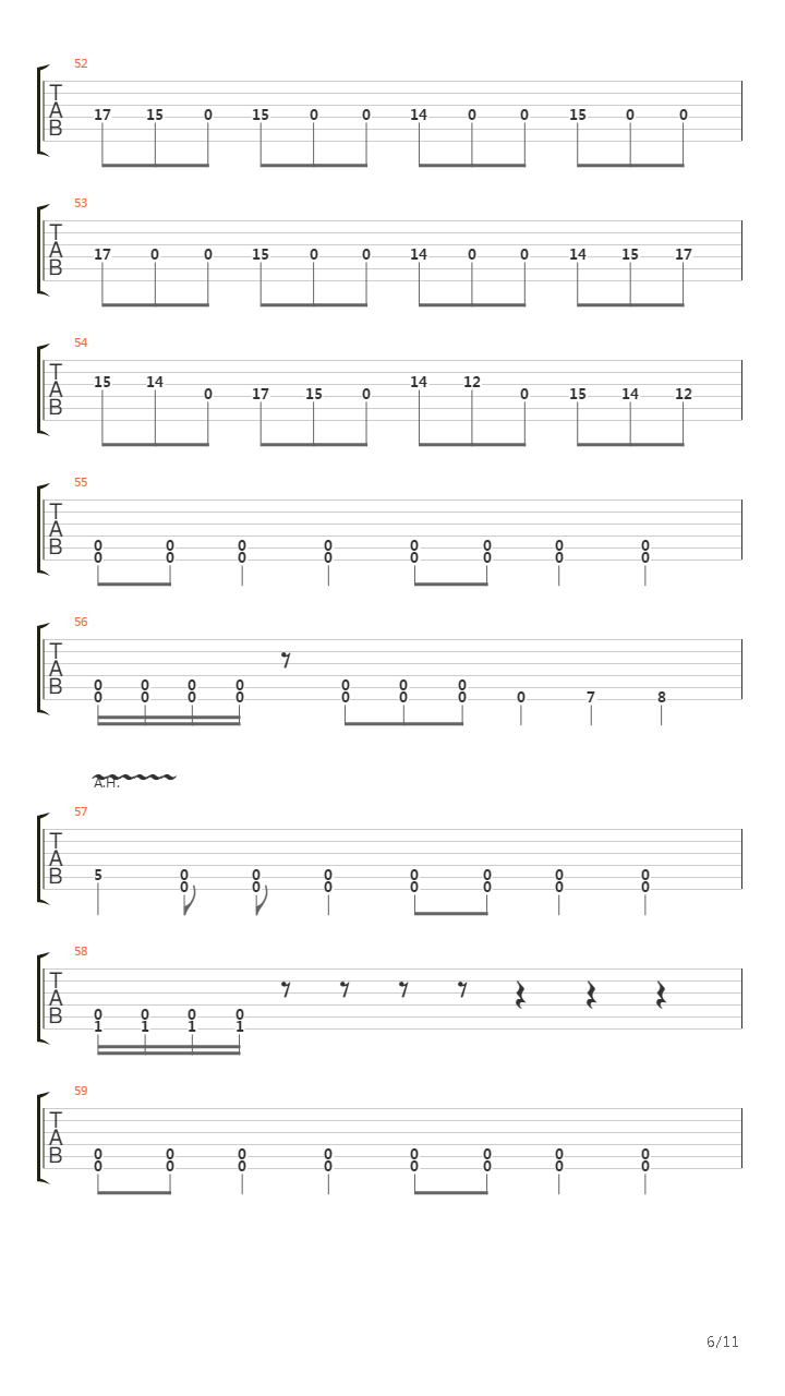 1984吉他谱