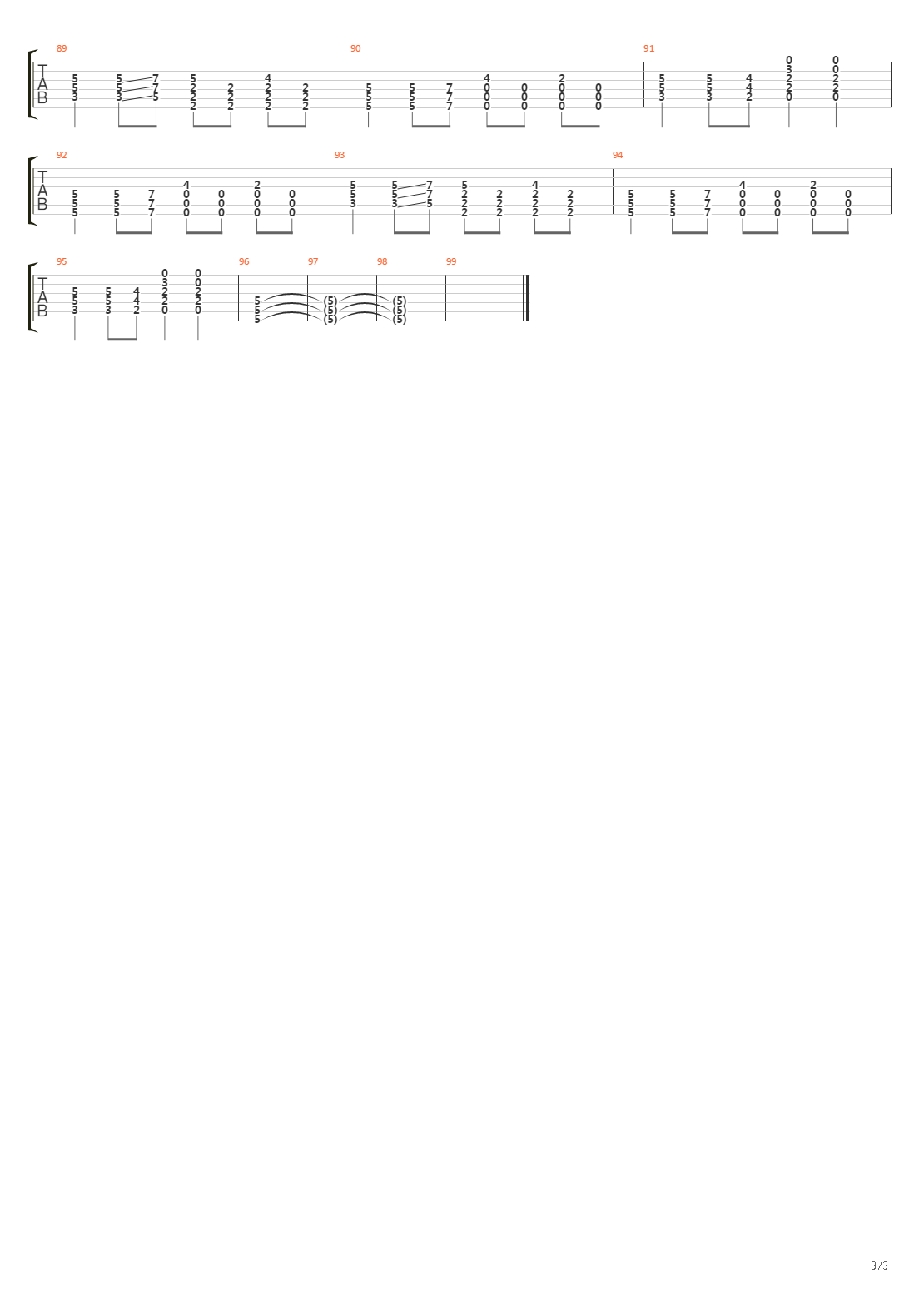 Lies吉他谱