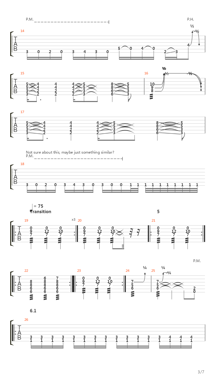 Mammals In Babylon吉他谱