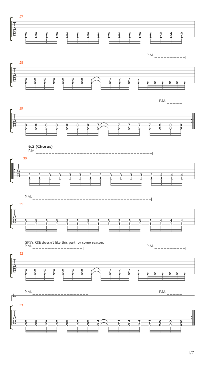 Mammals In Babylon吉他谱