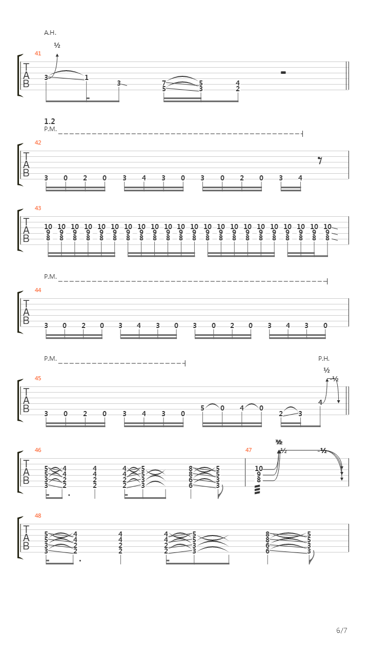 Mammals In Babylon吉他谱