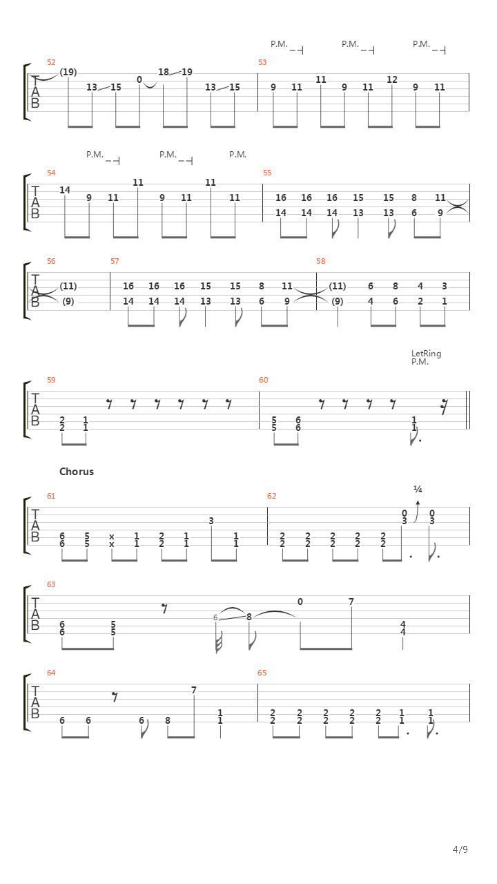 Ghost吉他谱