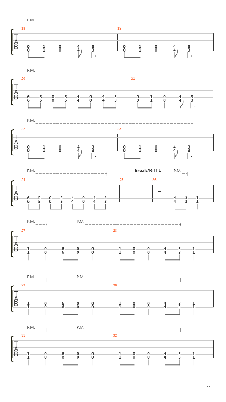 Rbmk-1000吉他谱