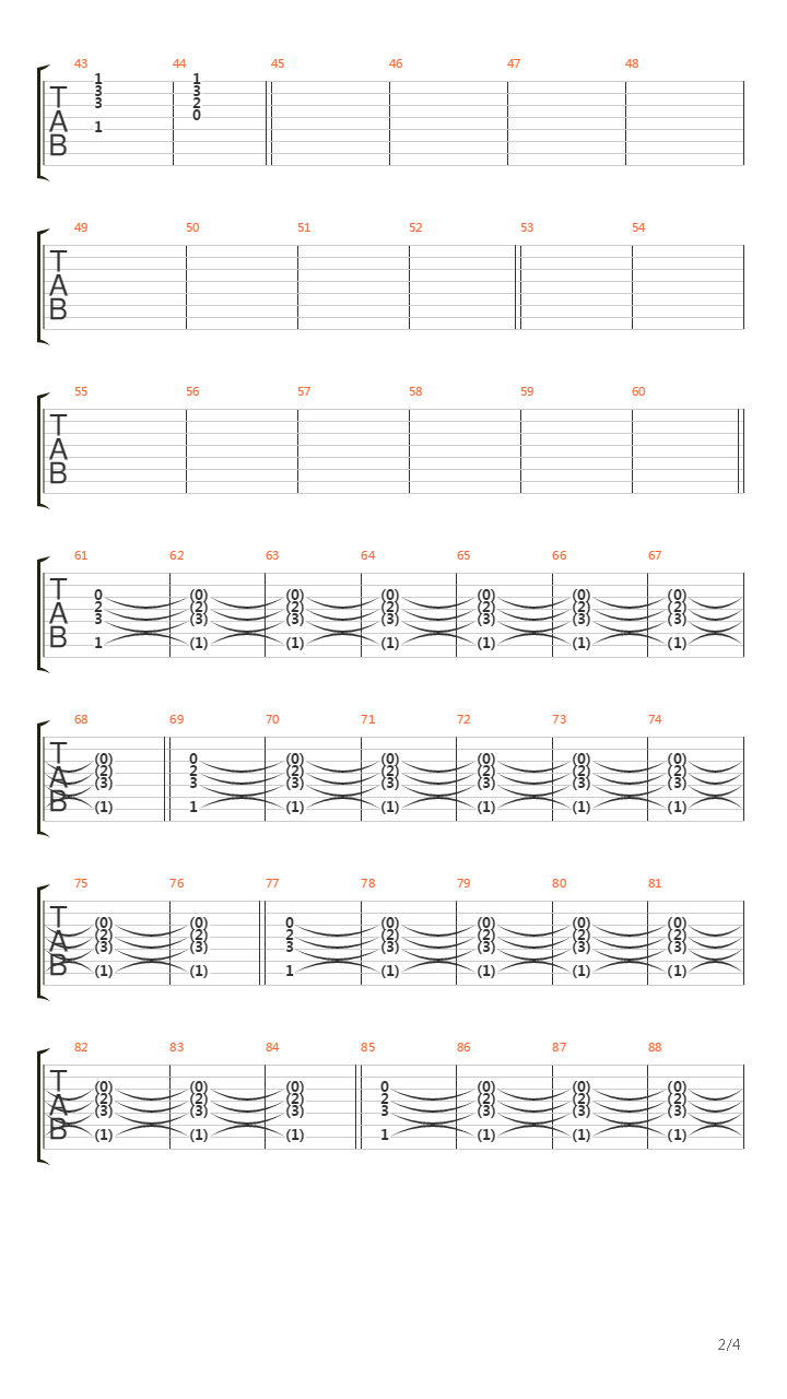 Marching Orders吉他谱