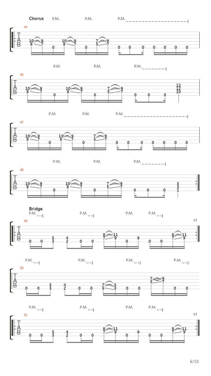 No Sudden Movement吉他谱