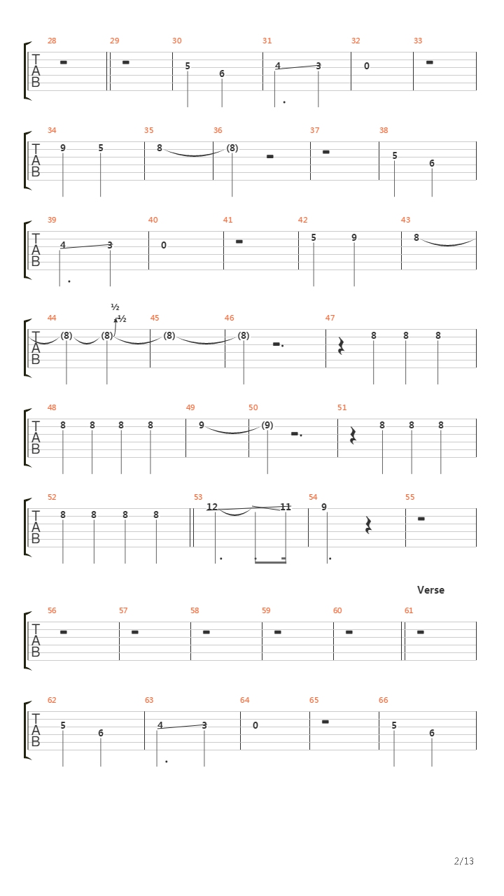 Falling Back To Earth吉他谱