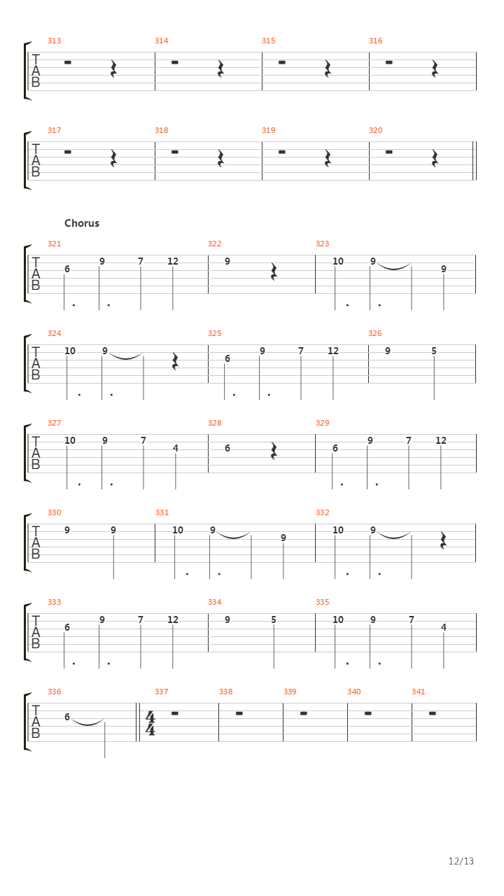 Falling Back To Earth吉他谱