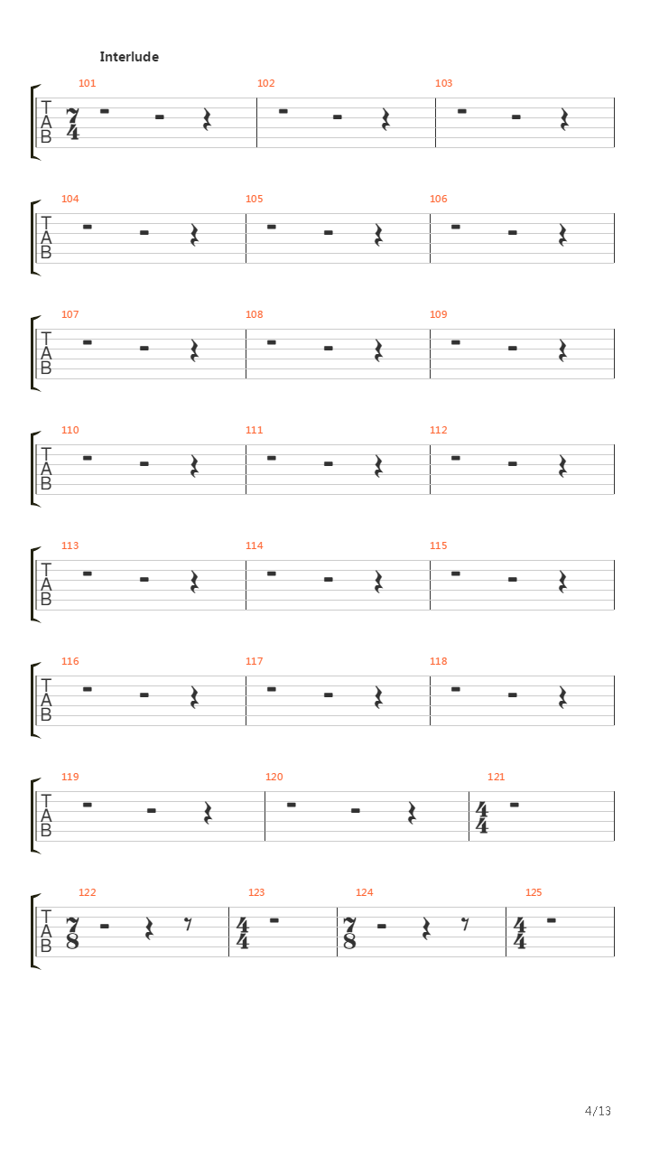 Falling Back To Earth吉他谱