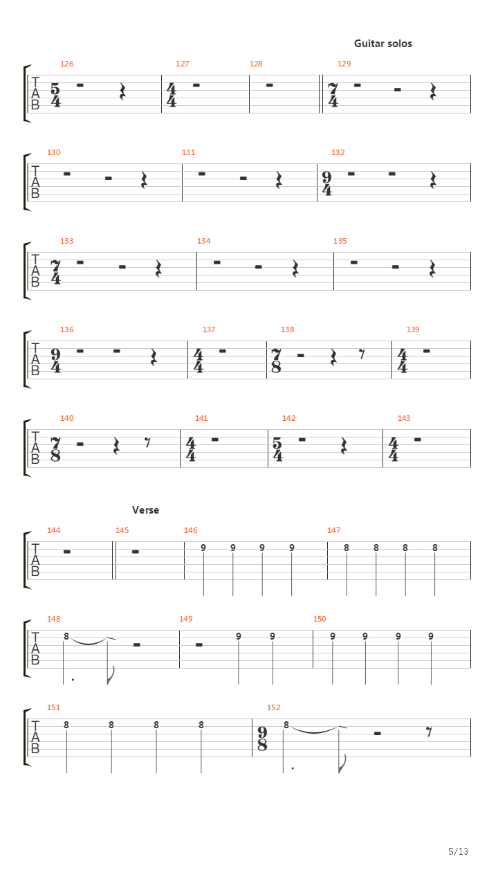 Falling Back To Earth吉他谱