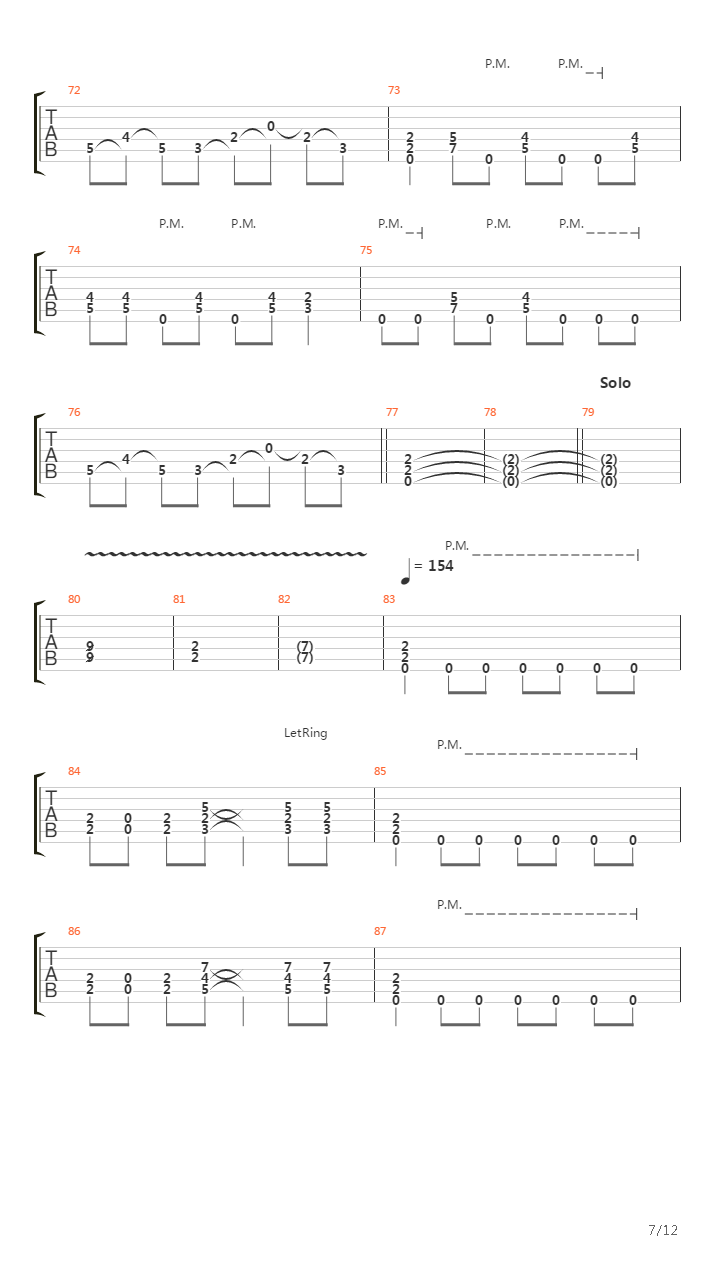 Days Of North Winds吉他谱