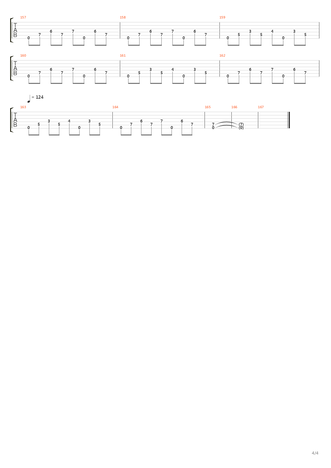 System吉他谱