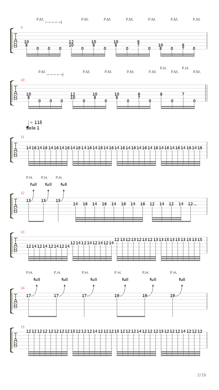 Carrion吉他谱