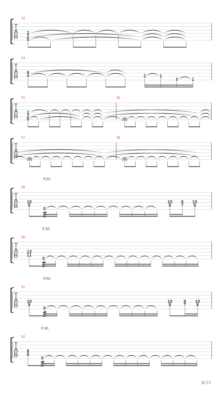 Descending Abomination吉他谱