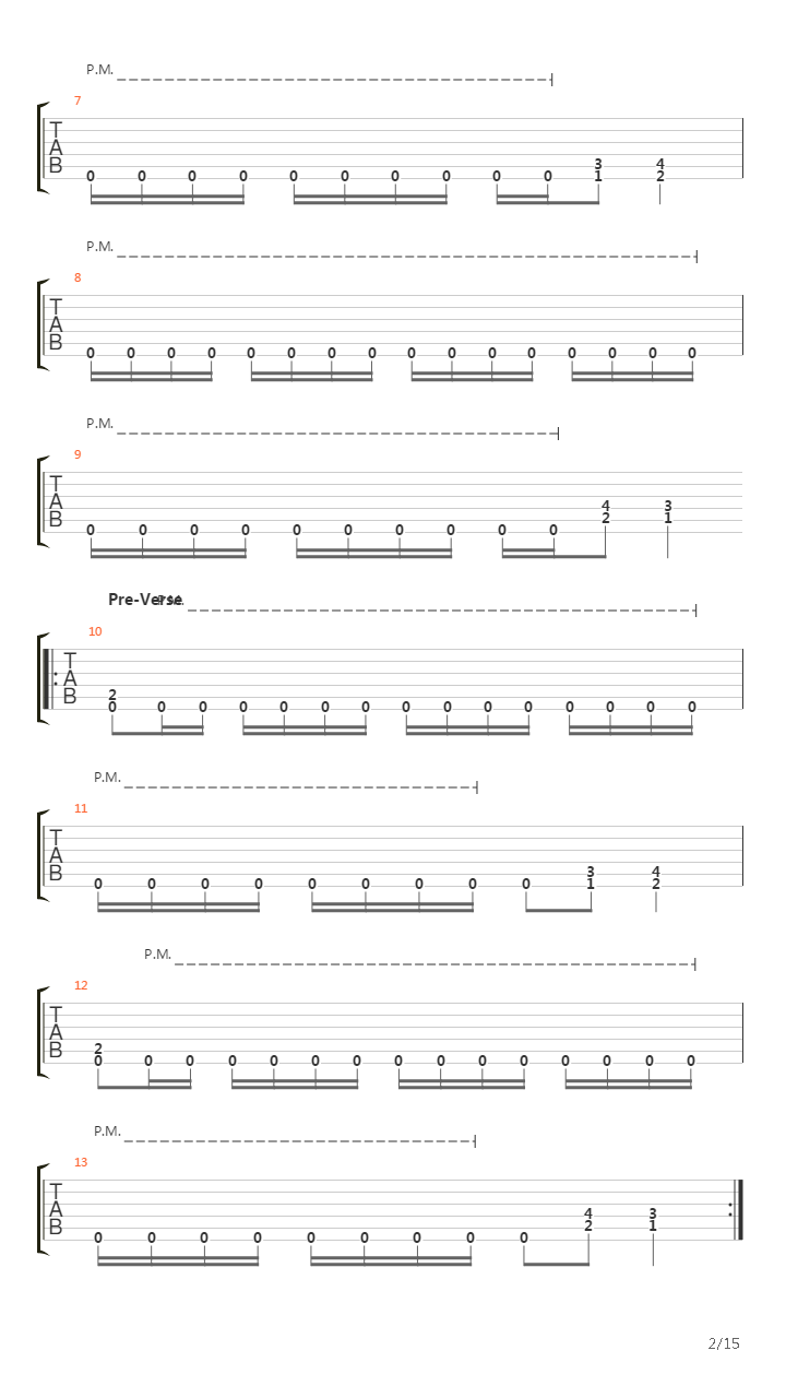 Swing Of The Axe吉他谱