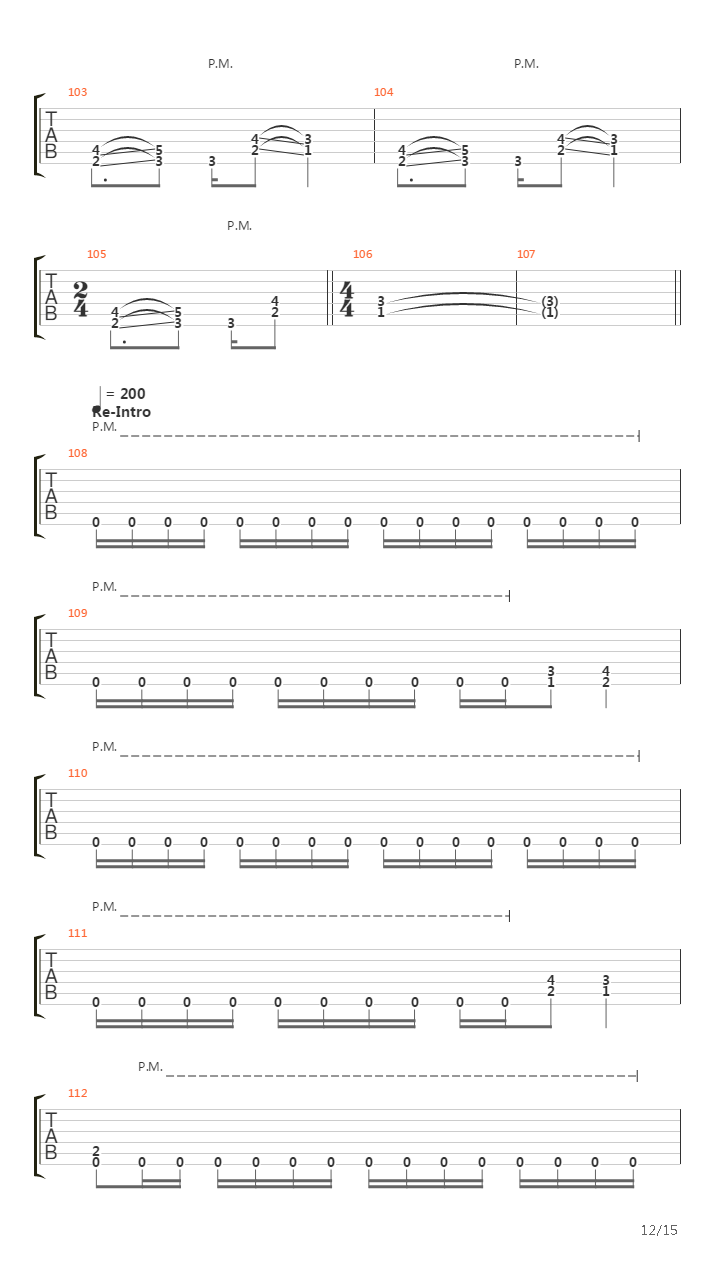 Swing Of The Axe吉他谱