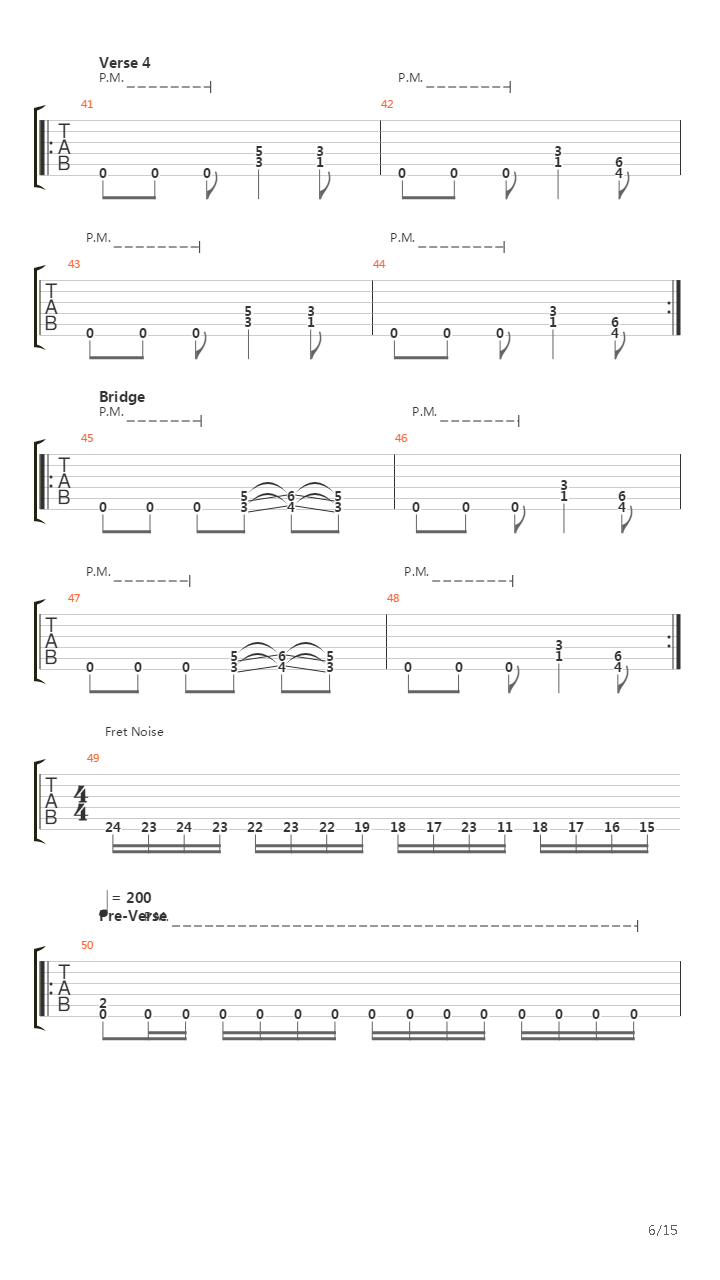 Swing Of The Axe吉他谱