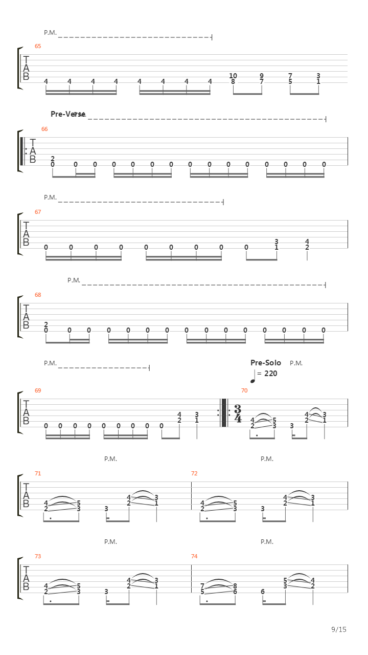 Swing Of The Axe吉他谱