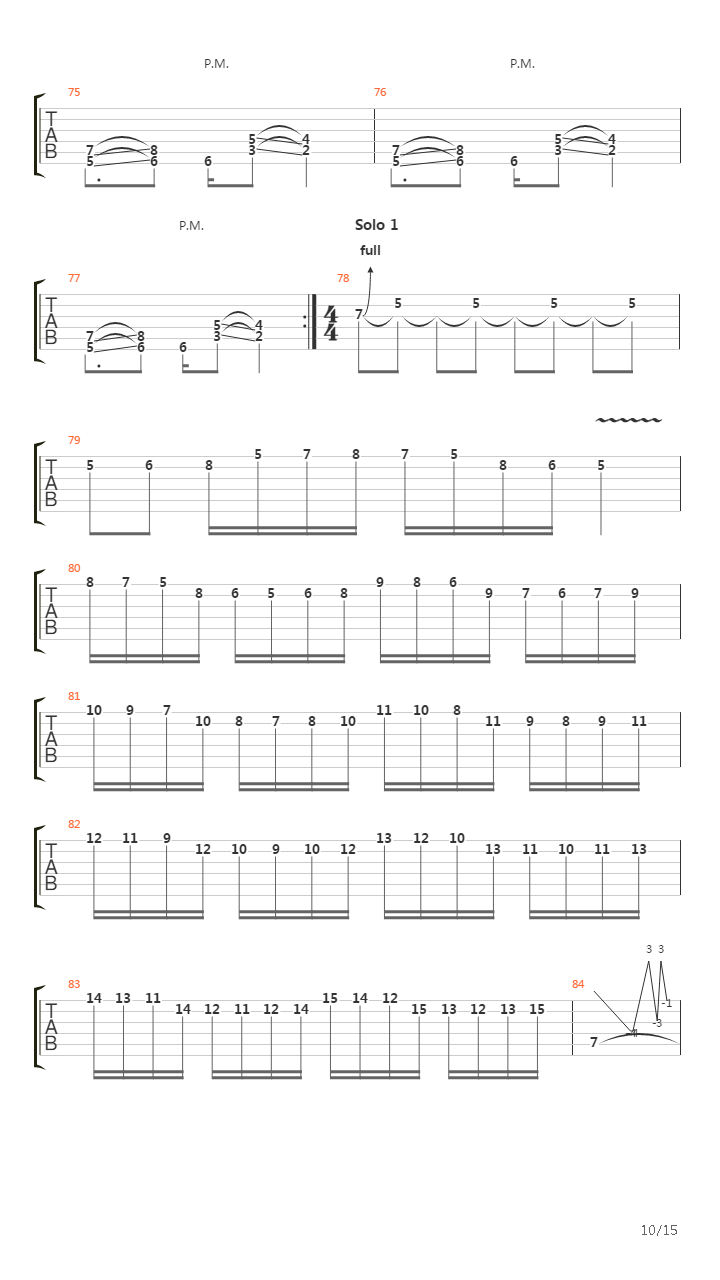 Swing Of The Axe吉他谱