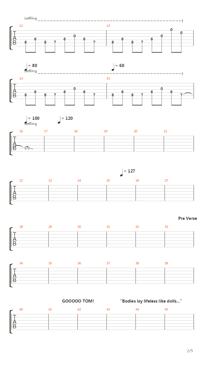 When The Stillness Comes吉他谱