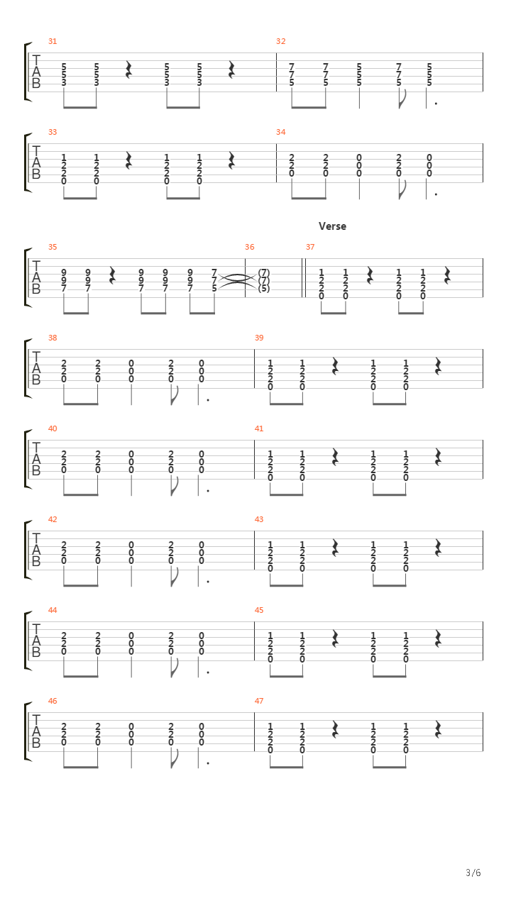 Senza Vento吉他谱