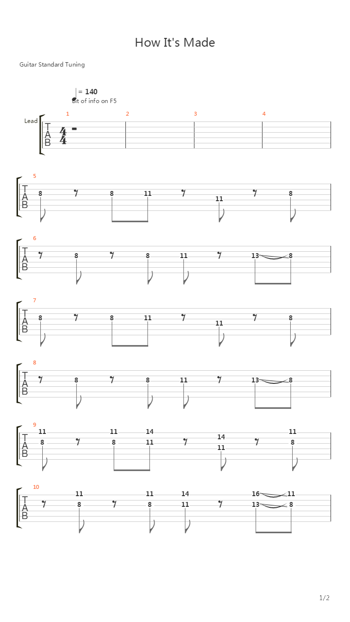 How Its Made(造物小百科) - Theme Song吉他谱