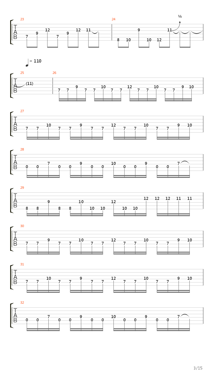 Battle For The Blazing Dawn吉他谱