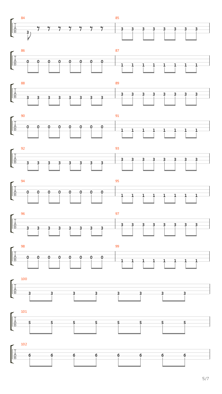 Centro Di Gravit Permanente吉他谱