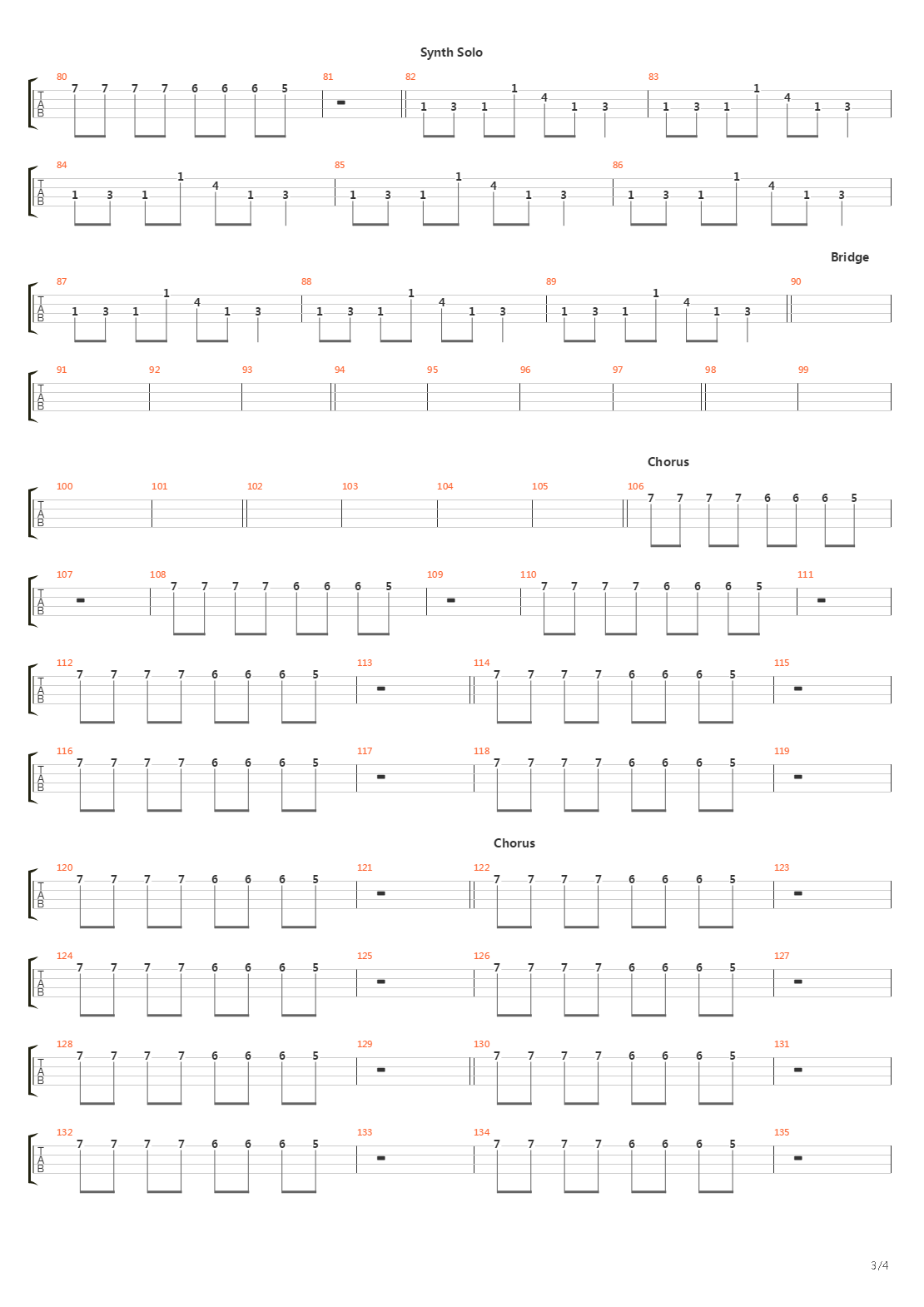 Army Of Me吉他谱
