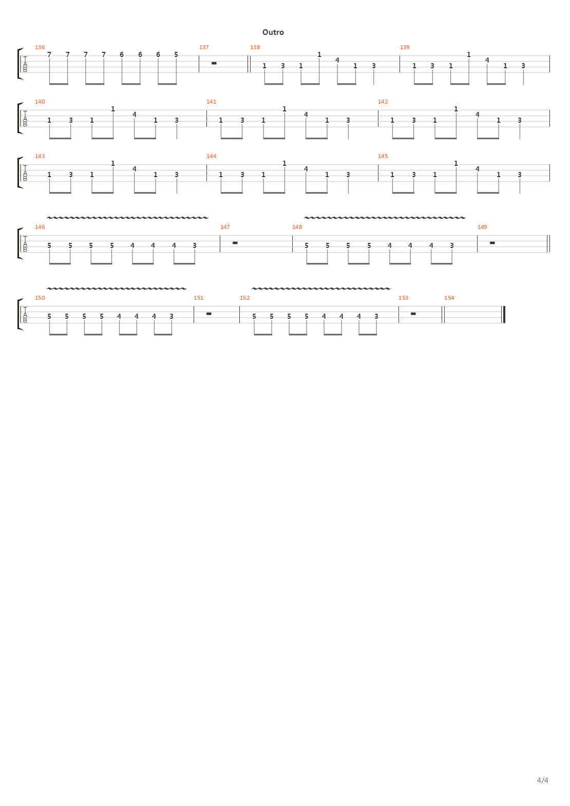Army Of Me吉他谱