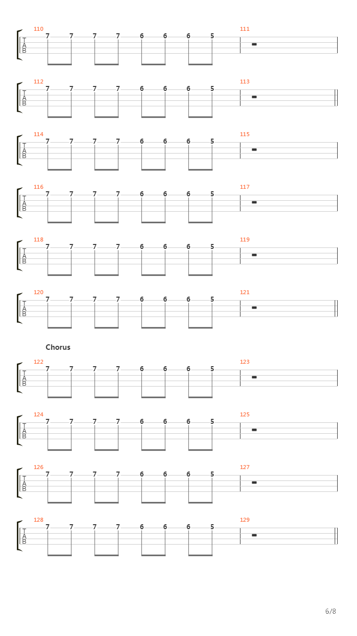 Army Of Me吉他谱