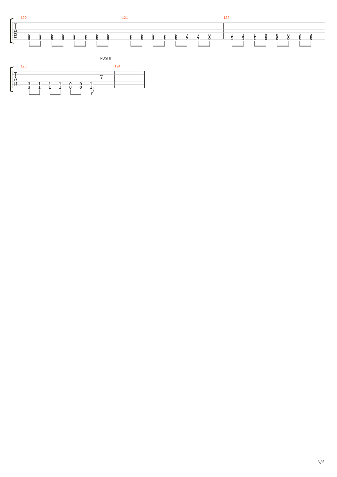 Burn吉他谱