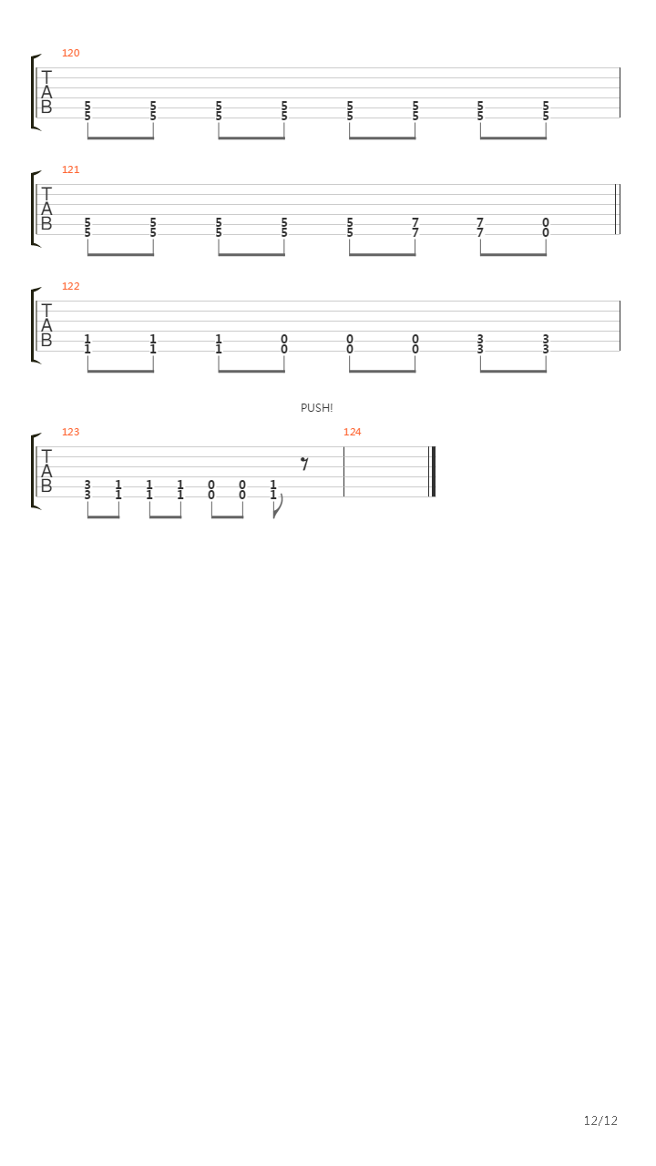 Burn吉他谱