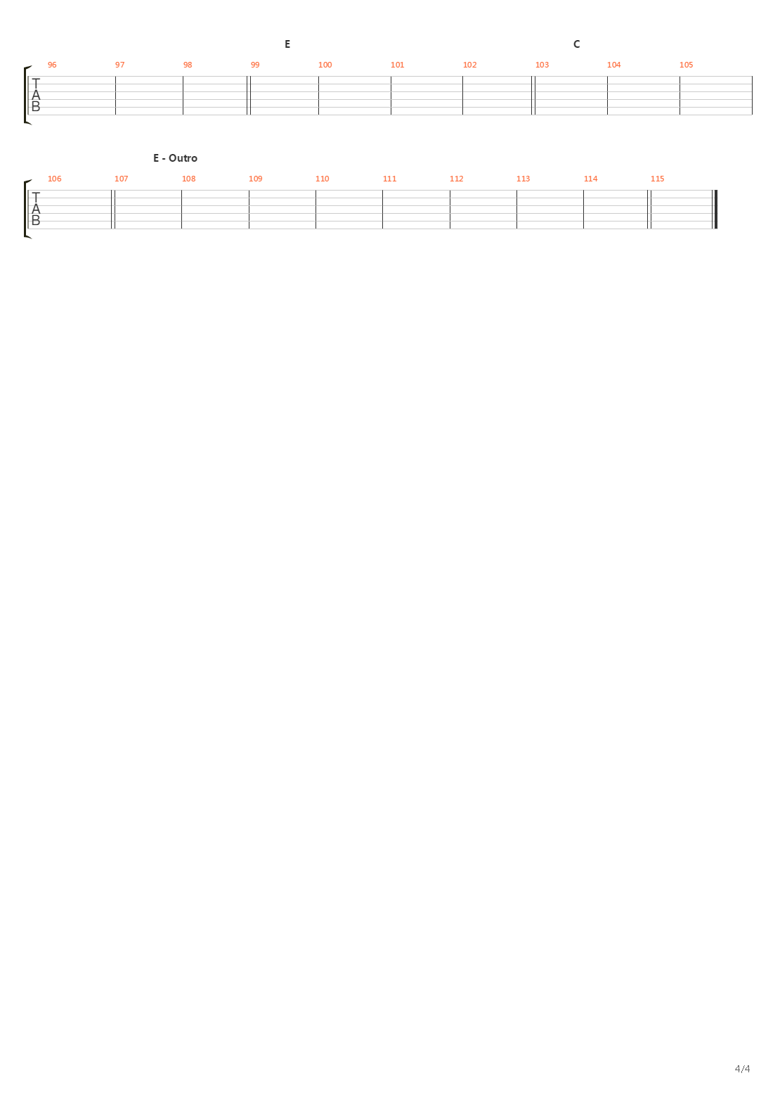 Double吉他谱