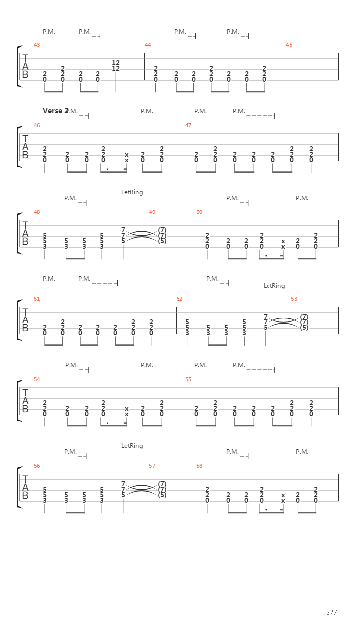1197吉他谱