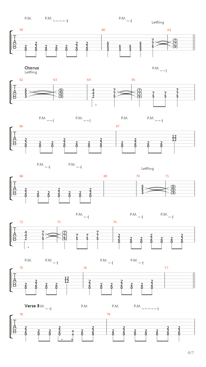 1197吉他谱
