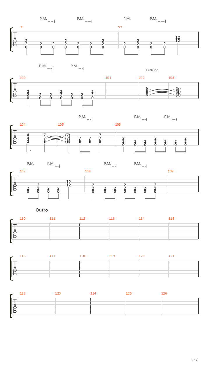 1197吉他谱