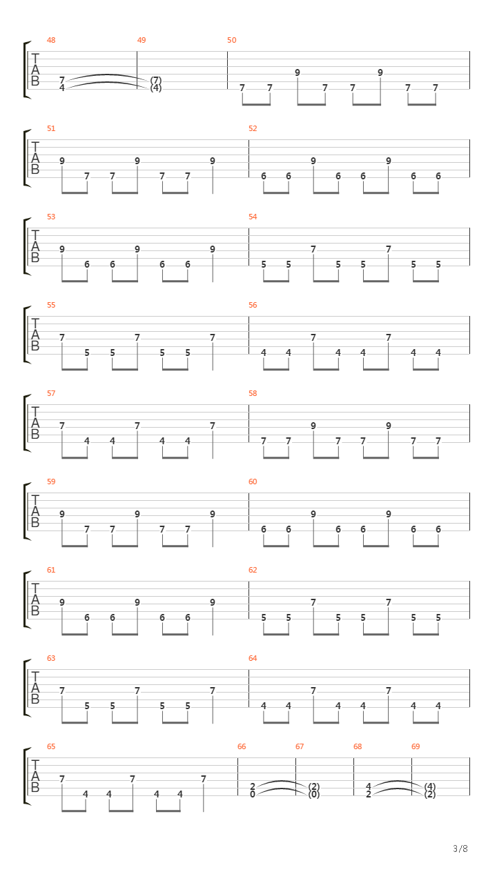 Danket Dem Herrn吉他谱