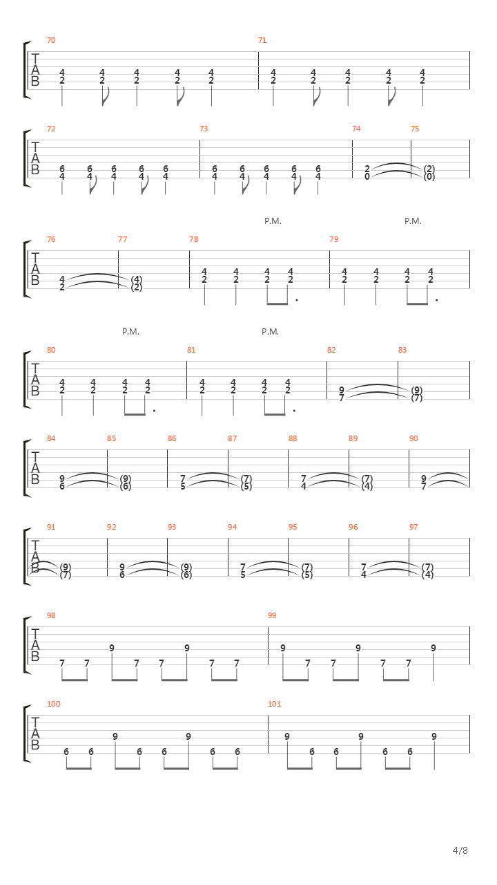 Danket Dem Herrn吉他谱